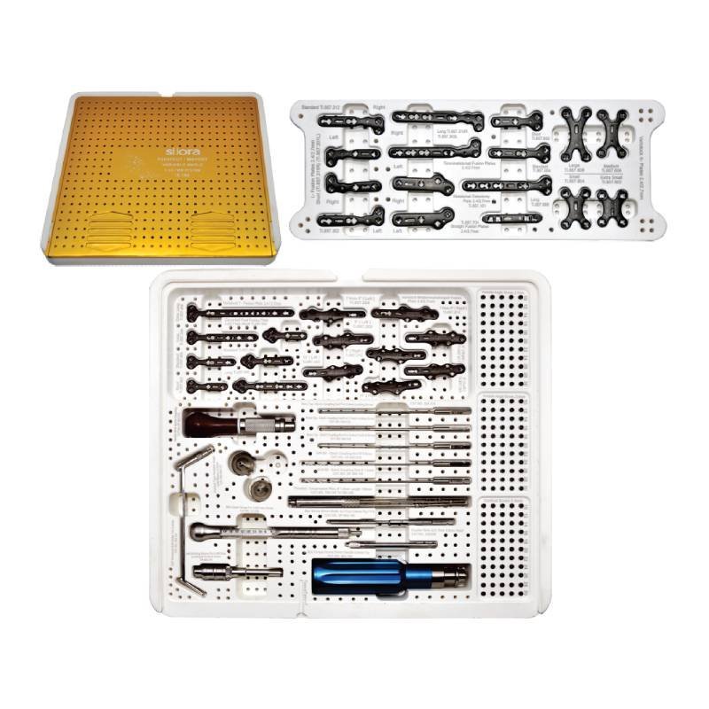 Implant & Instrument Set of Variolock Forefoot/Midfoot 2.4/2.7mm System