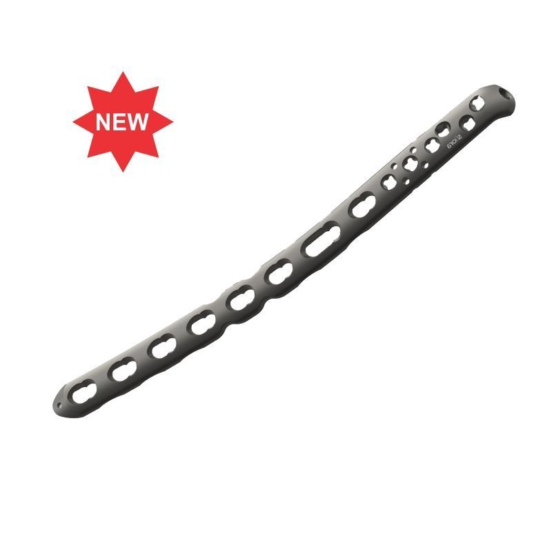 Variolock Locking Variable Angle Extra Articular Ulna Plate 2.7/3.5mm - Titanium